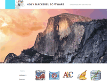 Tablet Screenshot of holymackerelsoftware.com